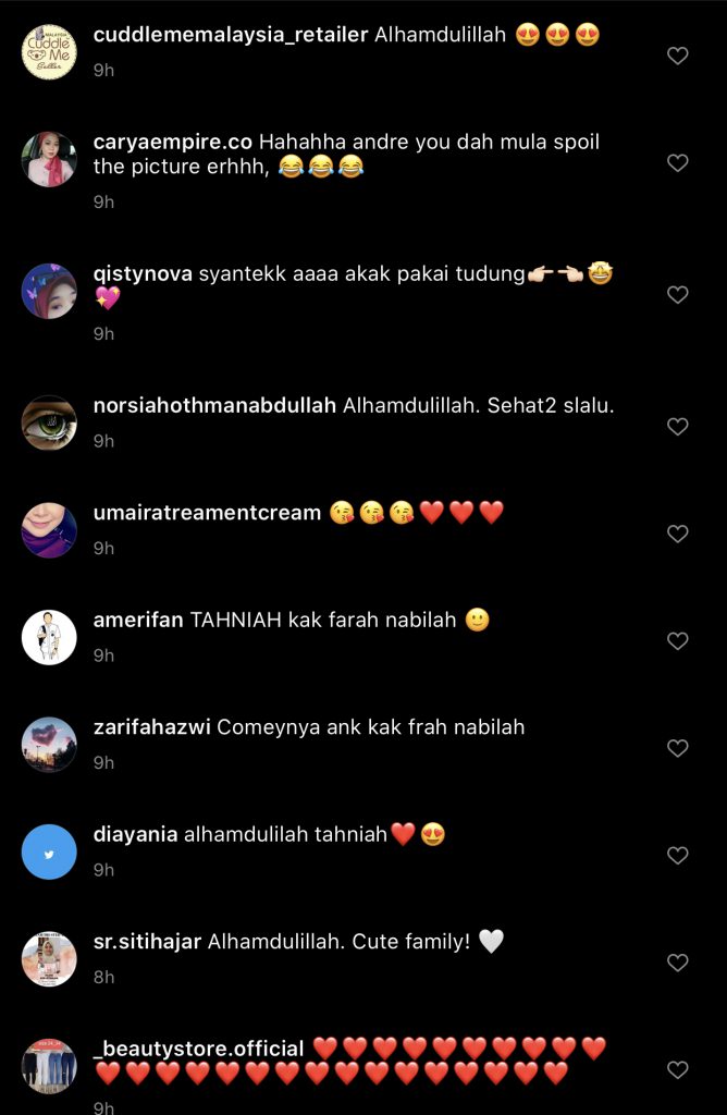[GAMBAR] “Menguap Pun Comel,” – Selesai Tempoh Pantang, Farah Nabilah Anjur Majlis Cukur Jambul, Dedah Wajah Andre Omar