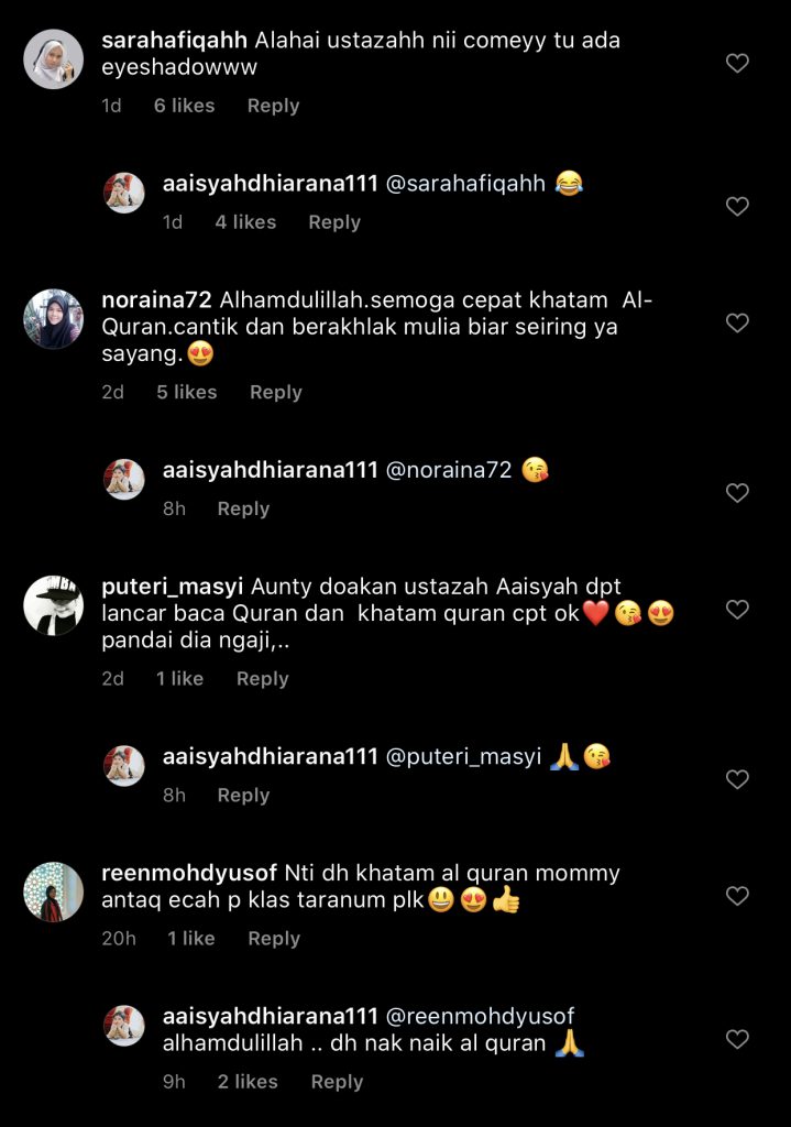 “Wah Sebutannya Clear, Alhamdulillah,” – Baru Masuk Usia 6 Tahun, Video Aaisyah Dhia Rana Mengaji Dipuji Peminat