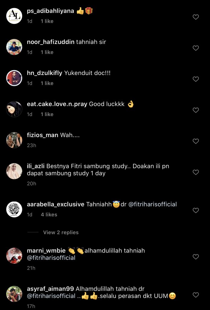 “Jom Buat Proposal Second PhD,” – Cayalah! Dr. Fitri Haris Sambung Belajar Lagi, Kali Ini Dalam Bidang Diploma Pengajian Tinggi