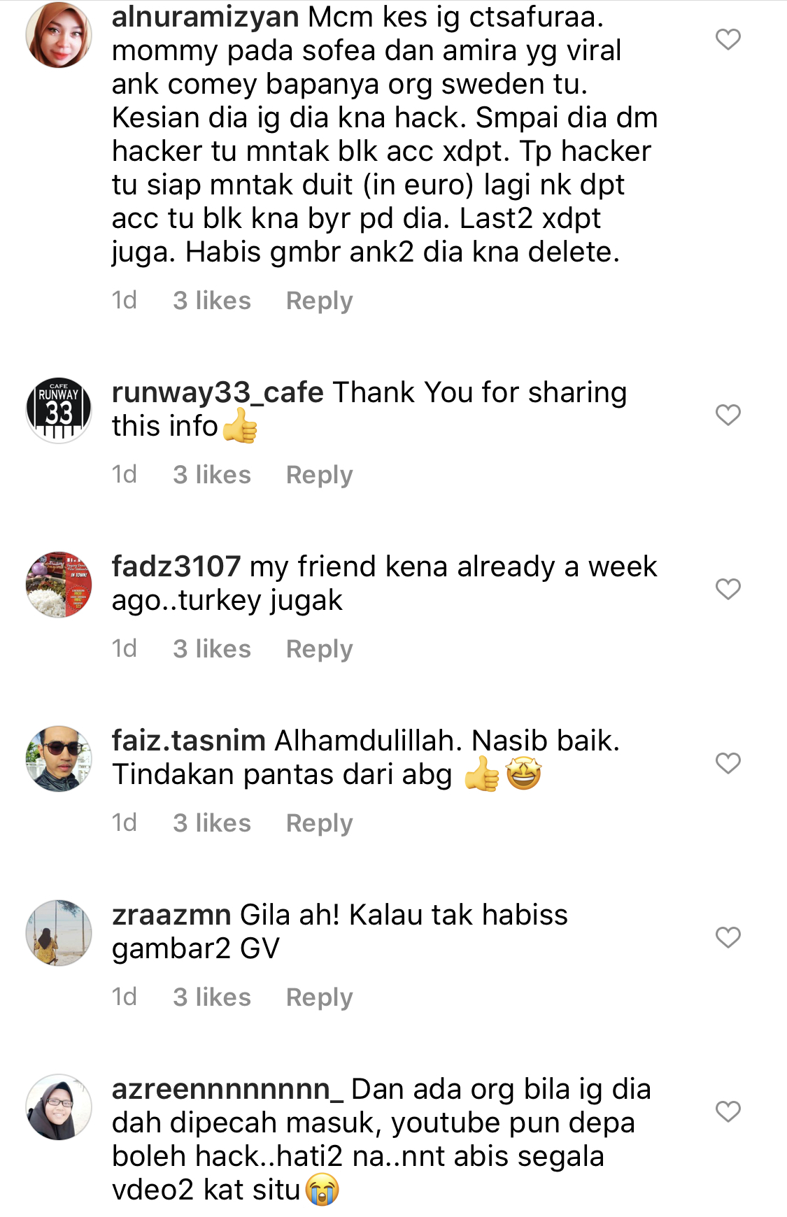 “15 Minit Dapat Balik, Hacker Tu Rampas Semula&#8230;,” &#8211; Cepat Bertindak, Zarul Husin Dedah Instagram Hampir Kena Godam Individu Di Turki