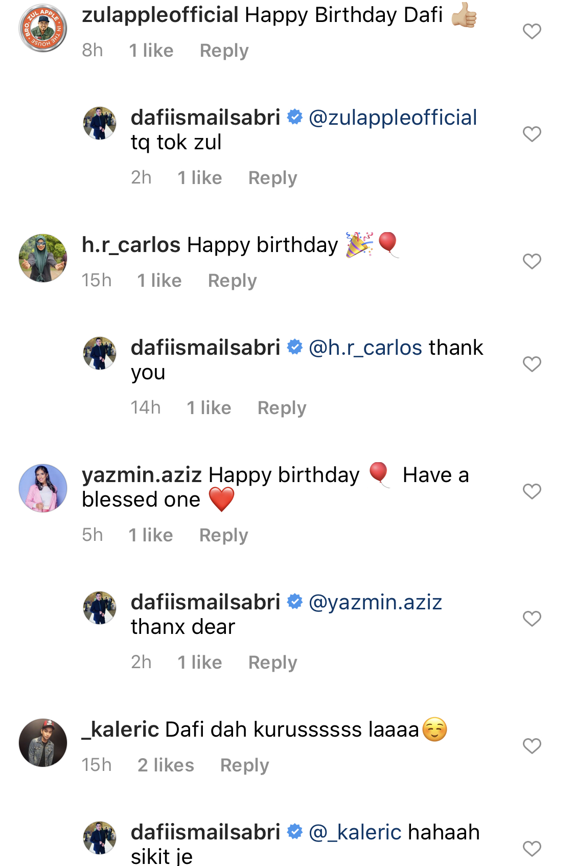 “Sekejap Je Rasanya. Tiba-Tiba Umur Dah 32,” &#8211; Dafi Sambut Birthday, Menteri Pertahanan Pun Ikut Raikan Bersama!