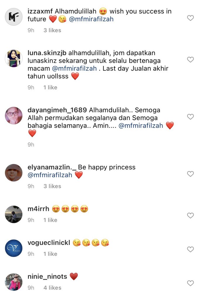 “Terima Kasih Allah&#8230;” &#8211; Bertemu Jodoh, Mira Filzah Anggap Tahun 2020 Sangat Indah