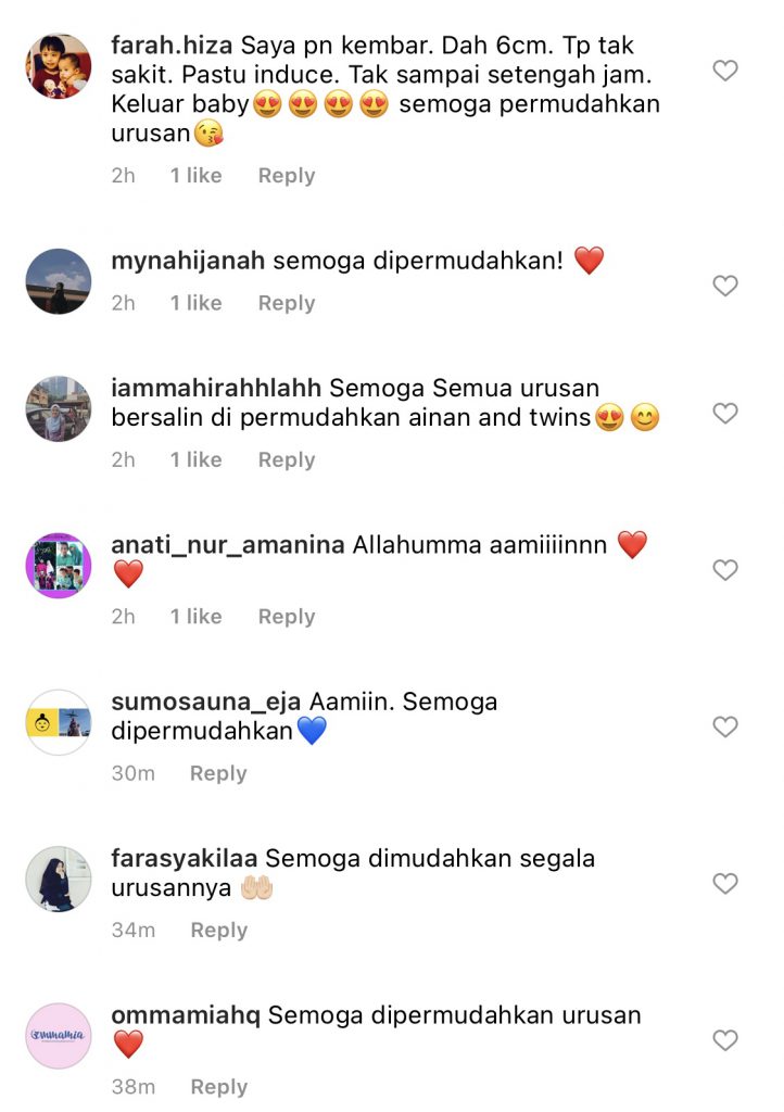 “Senak Sungguh Rasa Dia,” &#8211; Bukaan Cecah 4cm, Ainan Tasneem Mohon Dipermudahkan Bakal Bersalin Kembar