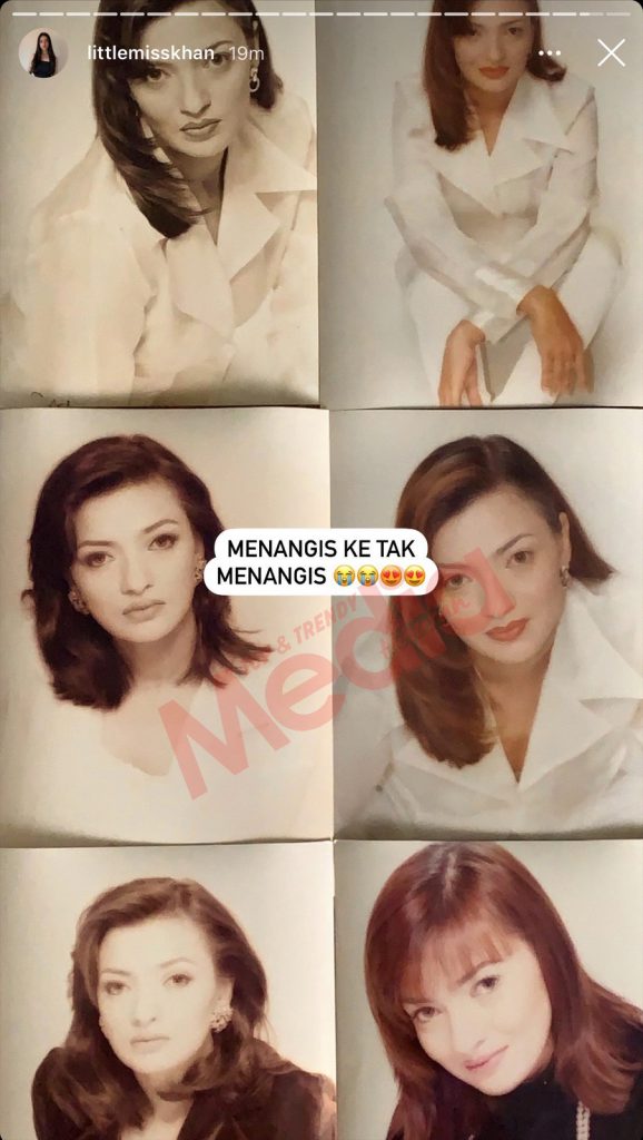 “Harimau Pun Nangis Tengok Ni,” &#8211; Ameera Kongsi Foto Mama Ketika Muda, Memang Anggun Jelita!