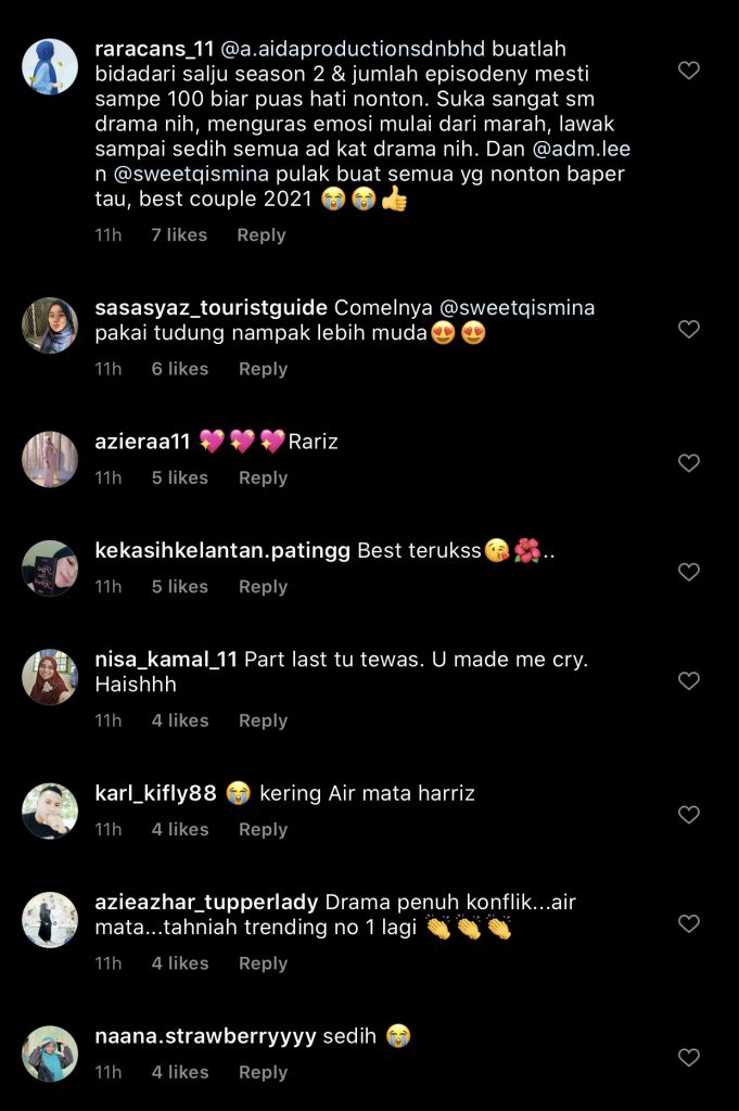 “Episod Terakhir Trending Nombor 1,” &#8211; Adam Lee Ucap Terima Kasih, Ramai Minta Bidadari Salju 2