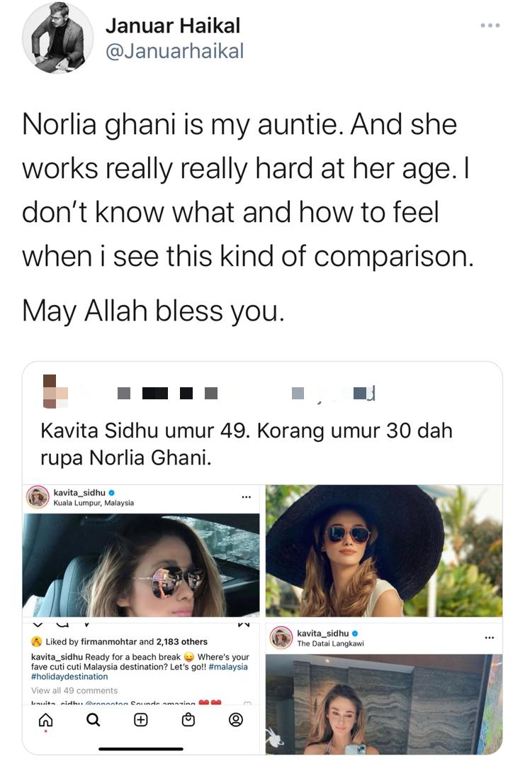 Ramai Kagum Wajah Awet Muda Kavita Sidhu Di Usia 49 Tahun, Tapi Nama Norlia Ghani Pula Trending Di Twitter Sebab&#8230;
