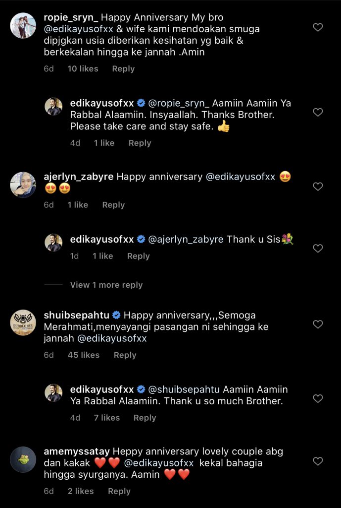 “Saya Kagum, Satu Dalam Sejuta,” &#8211; Edika Yusof Sambut Anniversary, Kesetiaan Jaga Isteri Lumpuh Buat Ramai Respek!