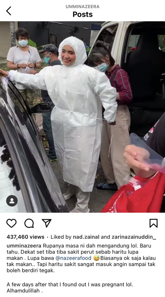 “Rupanya Masa Ni Dah Mengandung…,” – Ummi Nazeera Masuk Set Sebelum Sah Hamil, Akui Ada Rasa Sakit Perut Sebab…