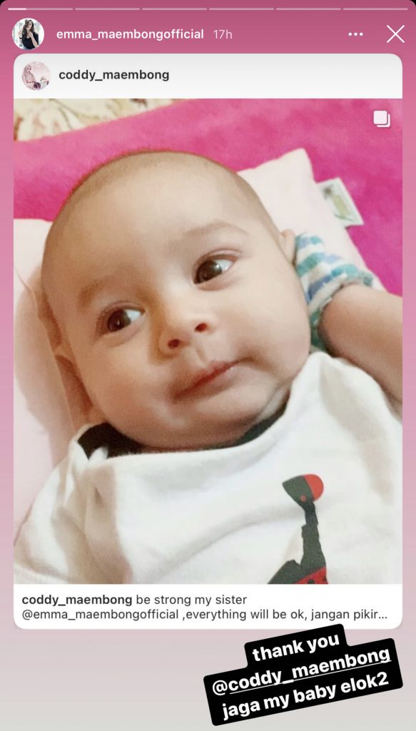 “Jangan Risau, Baby Seronok Je Duduk Dengan Maklong & Paklong,” – Emma Maembong Jalani Kuarantin Bersama Suami, Anak Dijaga Kakak