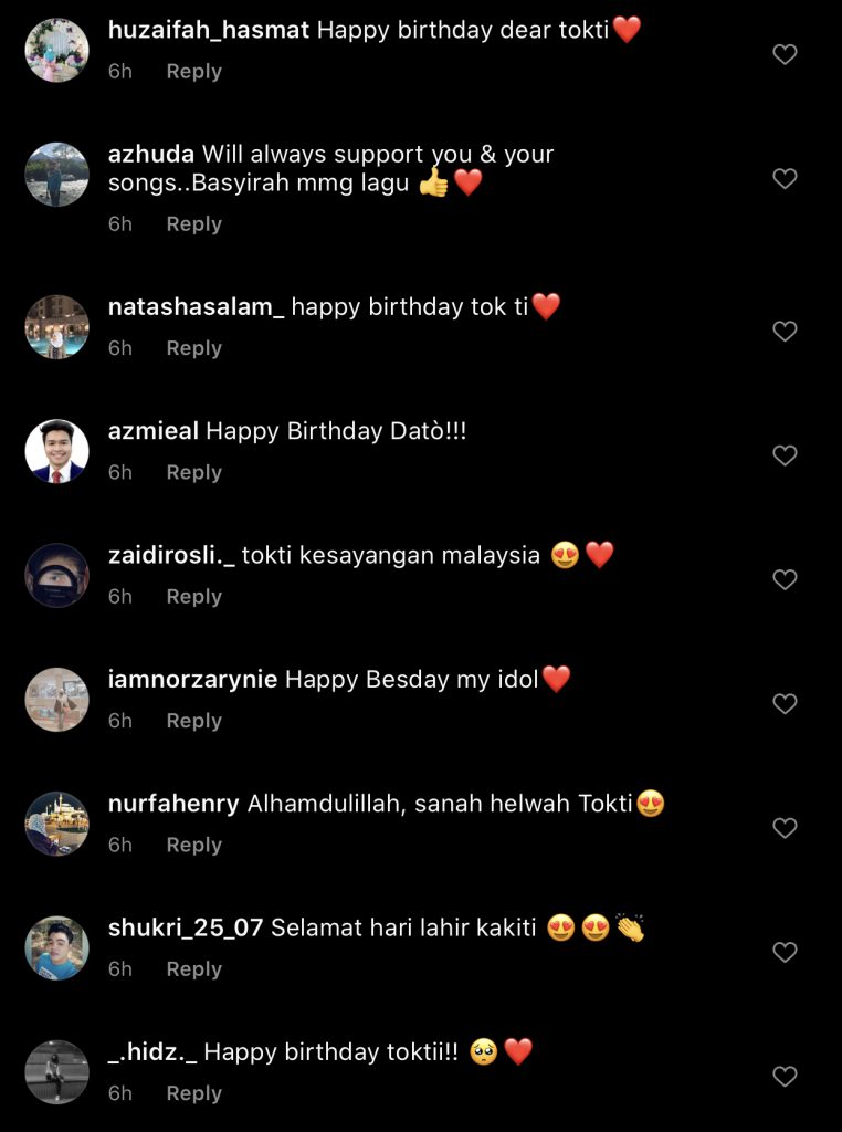 “Ini Doa Hari Lahir Saya. Semoga Kita&#8230;,” &#8211; Genap 42 Tahun Hari Ini, Peminat Tak Putus Beri Ucapan, Happy Birthday Siti Nurhaliza!