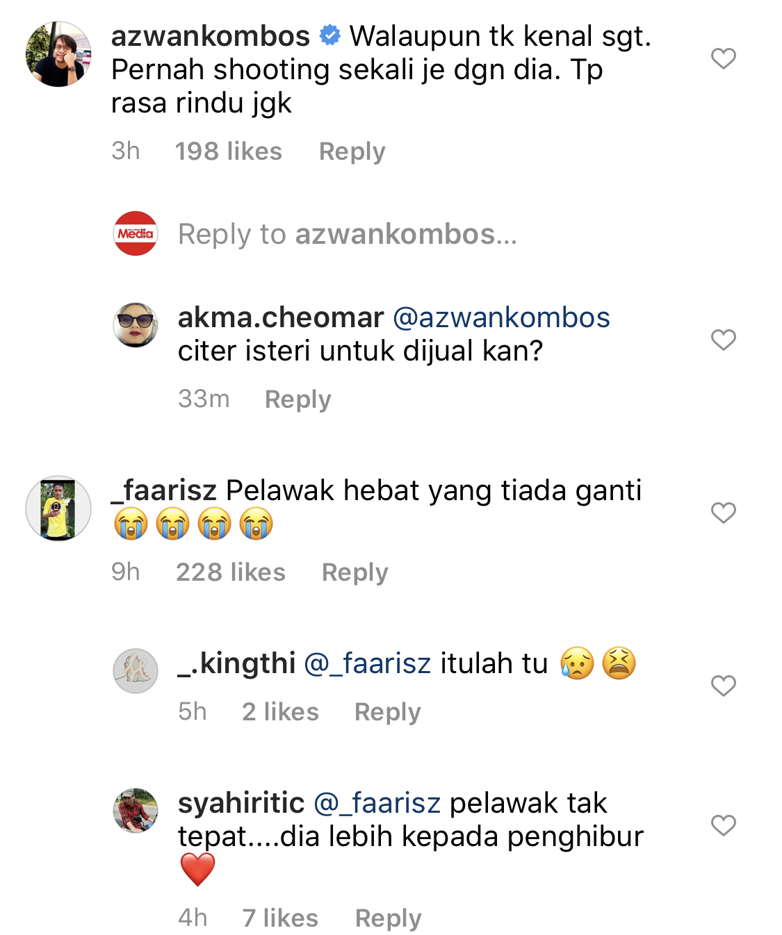 “Dah La, Nanti Orang Kata Aku Gila Pula,” – Genap 33 Tahun, Ucapan Achey Bocey Sempena Hari Lahir Arwah Abam Bikin Ramai Sebak