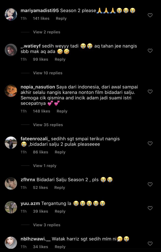 “Episod Terakhir Trending Nombor 1,” &#8211; Adam Lee Ucap Terima Kasih, Ramai Minta Bidadari Salju 2