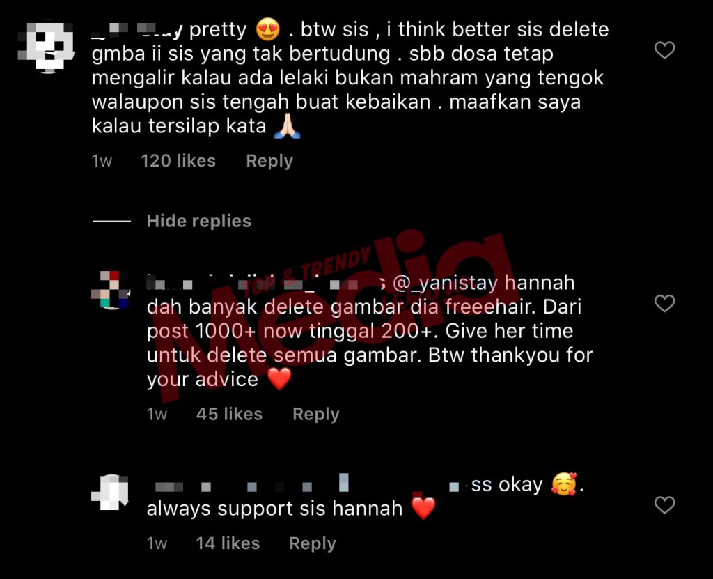 Alhamdulillah… Hannah Delisha Padam Foto ‘Free Hair’ & Tak Tutup Aurat