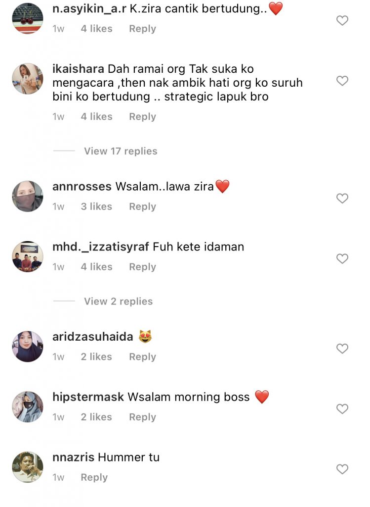 Kini Kelihatan Semakin Gemar Pakai Hijab, Peminat Doa Zira Ayub &#8211; “Semoga Kekal Istiqomah.”