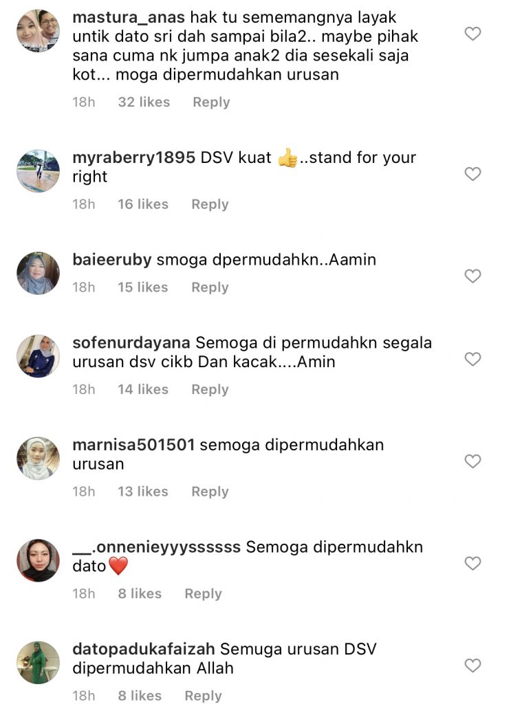 “Perbicaraan Kes Tuntutan Hak Jagaan Mereka Berdua,” – Hadir Ke Mahkamah, Datuk Seri Vida Mohon Dipermudahkan