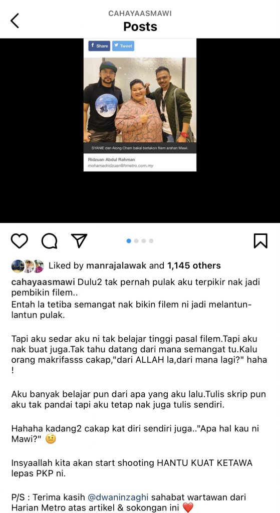 “Tak Pernah Pulak Aku Terpikir Nak Jadi Pembikin Filem,” &#8211; Mawi