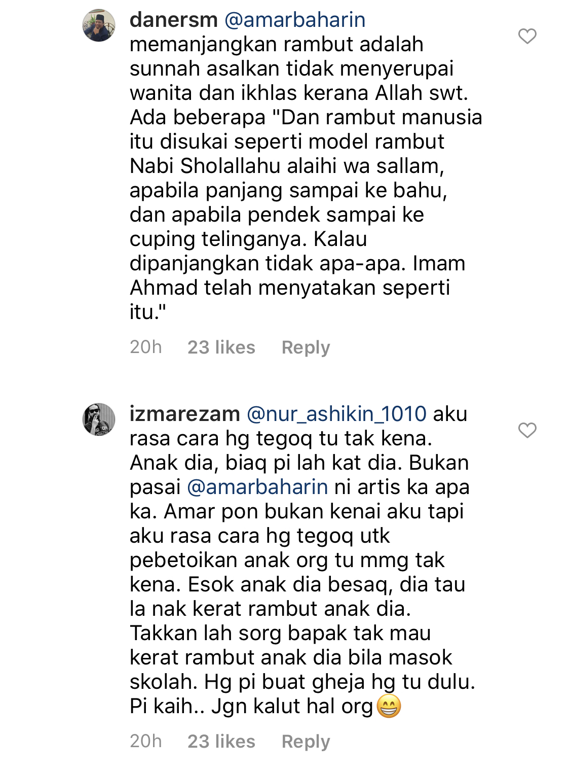 “Kesian Dekat Anak Lelaki Tu, Rambut Macam Perempuan,”- Ada Yang Kurang Senang Lihat Penampilan Anak, Ini Respon Padu Amar Baharin Buat&#8230;