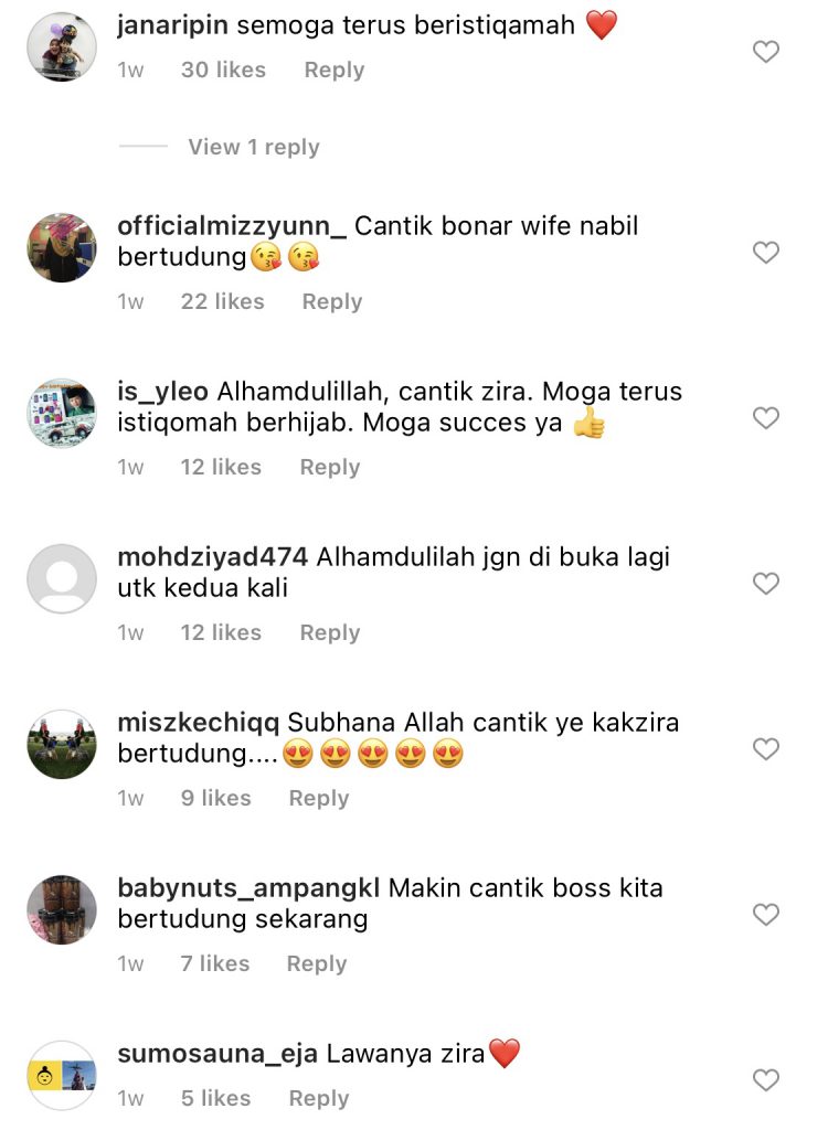 Kini Kelihatan Semakin Gemar Pakai Hijab, Peminat Doa Zira Ayub – “Semoga Kekal Istiqomah.”