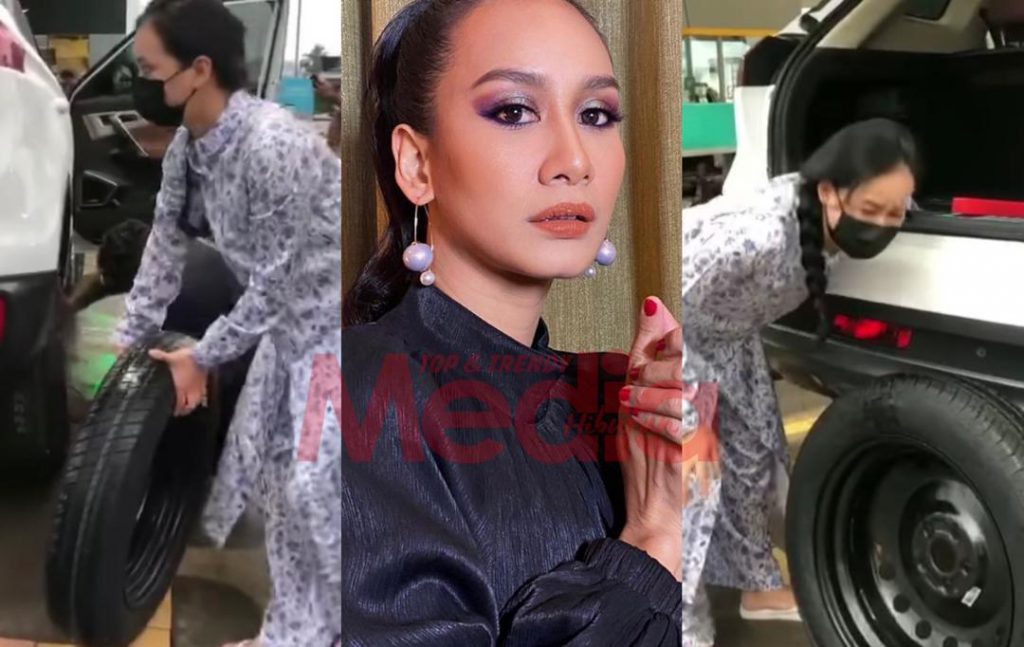 “Macam-Macam La Jadi Semalam,” &#8211; Tayar Koyak Masa Hujan Di Lebuhraya, Marsha Milan Lalui Detik Cemas