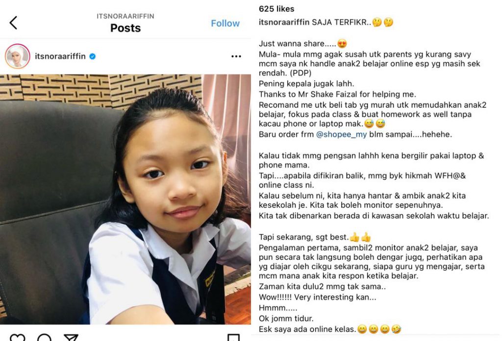 “Zaman Kita Dulu Memang Tak Sama…,” &#8211; Sesi Kelas PdPR, Nora Ariffin Anggap Satu Hikmah Positif