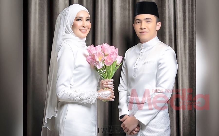 [GAMBAR] Harris Alif Dan Intan Ladyana Sah Jadi Suami Isteri Dengan Sekali Lafaz, Sama Cantik Sama Padan!