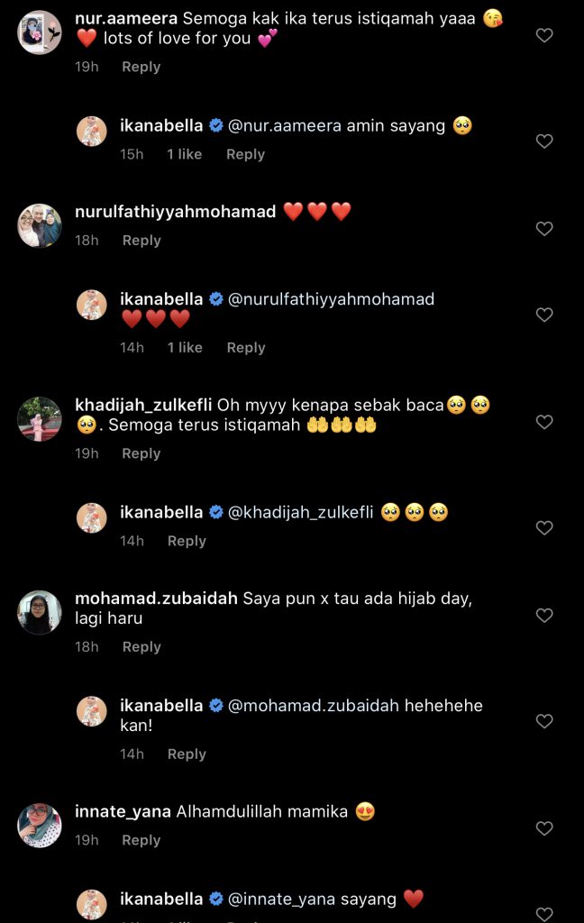 “Ayah Orang Pertama I Minta Ampun Bila I Berhijab, Patutnya Dari Dulu Lagi,” – Ika Nabella Mengaku Pernah Segan Sendiri, Suami Beri Tudung Kepada Adik-Beradik Saja