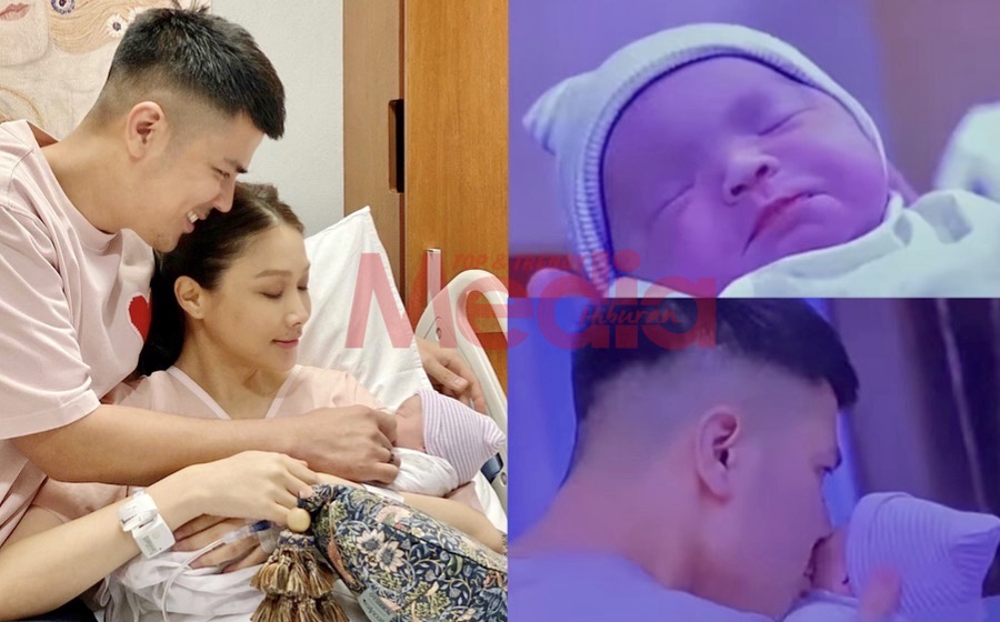 “Kami Kenalkan Anak Kedua Kami,” &#8211; Peminat Sebak Tonton Detik Bersalin, Scha &#038; Awal Kongsi Wajah Penuh Baby L