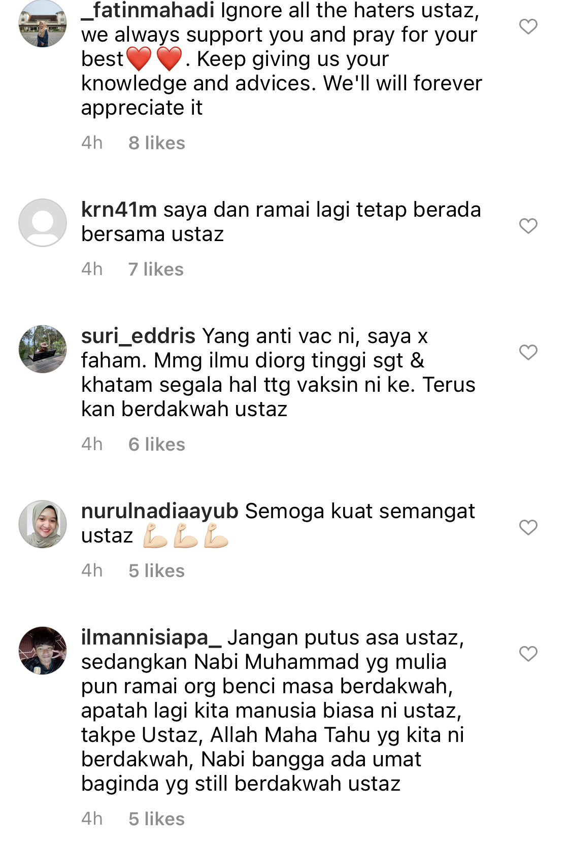 “Demi Allah, Saya Tak Kisah,” – PU Rahmat Dilabel ‘Ustaz Dajjal’ Sebab Sokong Vaksin, Lihat Ini Reaksinya