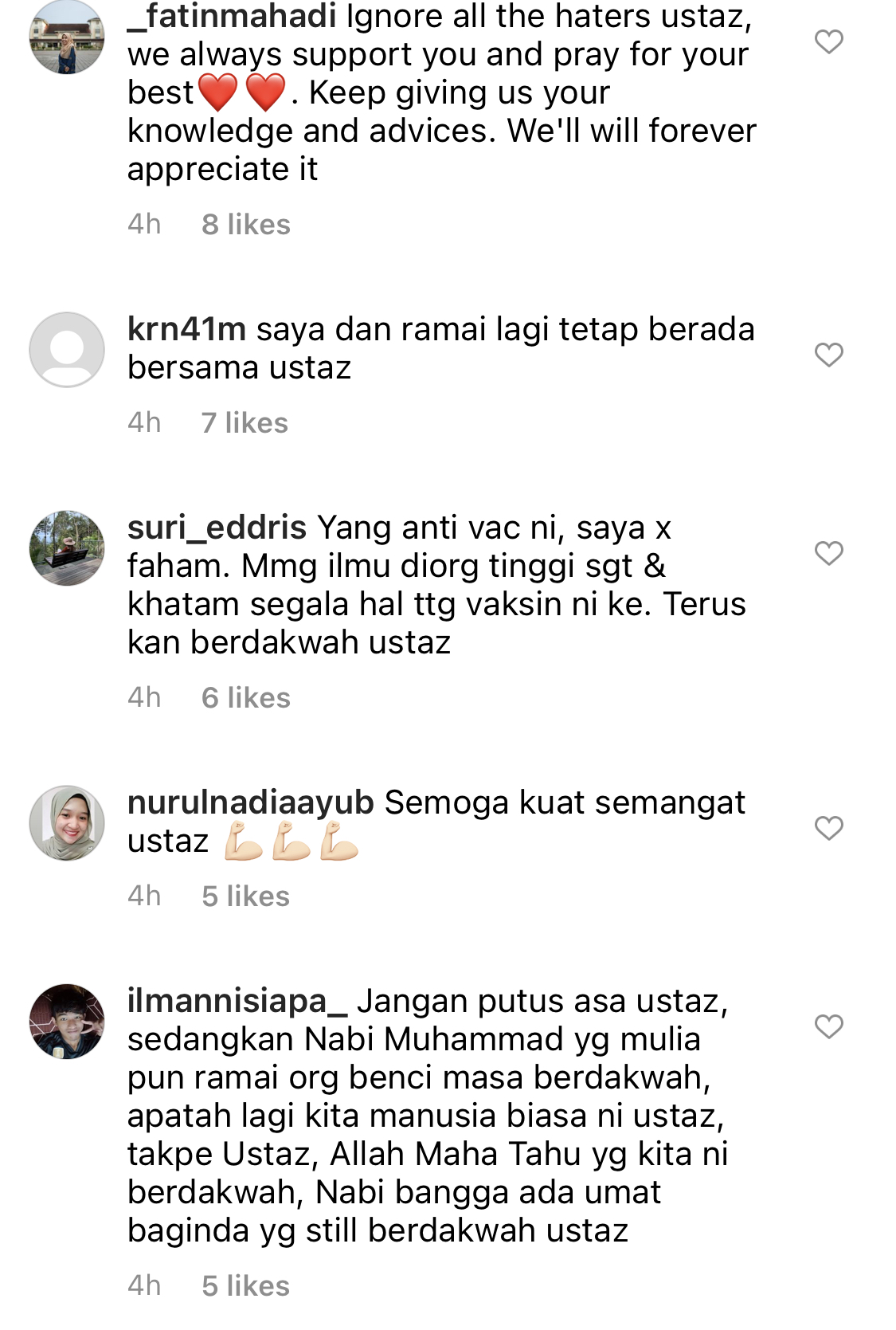 “Demi Allah, Saya Tak Kisah,” &#8211; PU Rahmat Dilabel ‘Ustaz Dajjal’ Sebab Sokong Vaksin, Lihat Ini Reaksinya