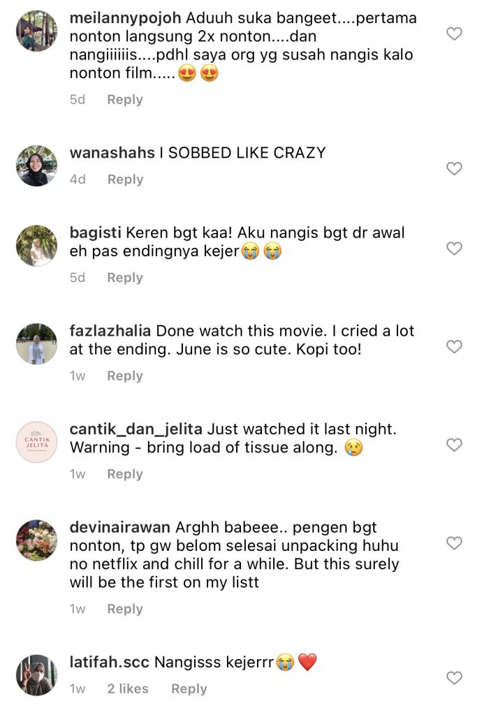Filem June & Kopi, Lakonan Acha Septriasa Jadi Perhatian Penonton