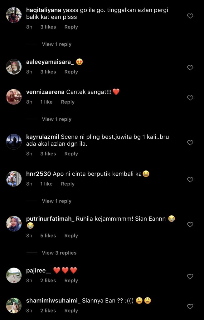 “Apa Ni Isteri Orang Jumpa Bekas Boyfriend?” &#8211; Babak Ruhila Jumpa Ean, Instagram Elvina Mohamad Dihujani Teka-Teki Peminat Drama