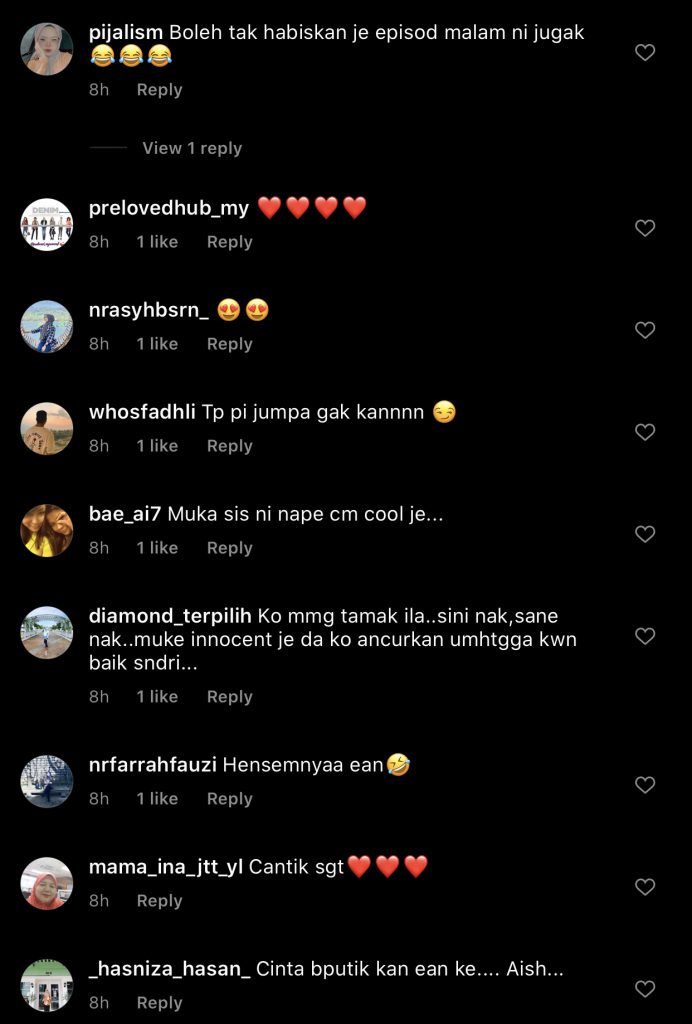 “Apa Ni Isteri Orang Jumpa Bekas Boyfriend?” &#8211; Babak Ruhila Jumpa Ean, Instagram Elvina Mohamad Dihujani Teka-Teki Peminat Drama