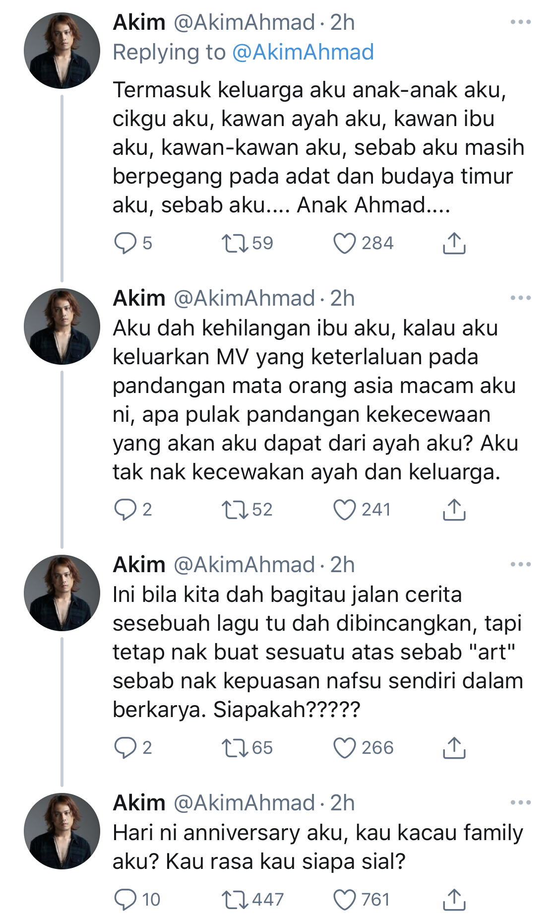 “Hari Ini Anniversary Aku, Kau Kacau Family Aku? Kau Rasa Kau Siapa Sial,” &#8211; Akim Ahmad Cerita Fasal MV Rampas, Tempelak Siapa?