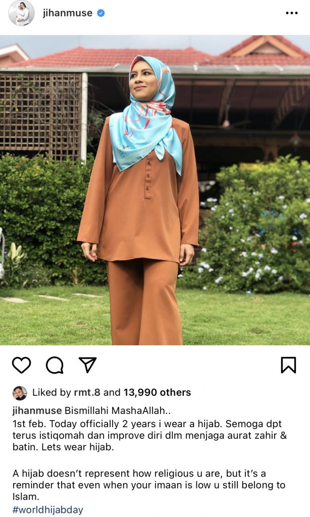 Genap 2 Tahun Pakai Hijab, Jihan Muse Berdoa Agar Kekal Istiqamah