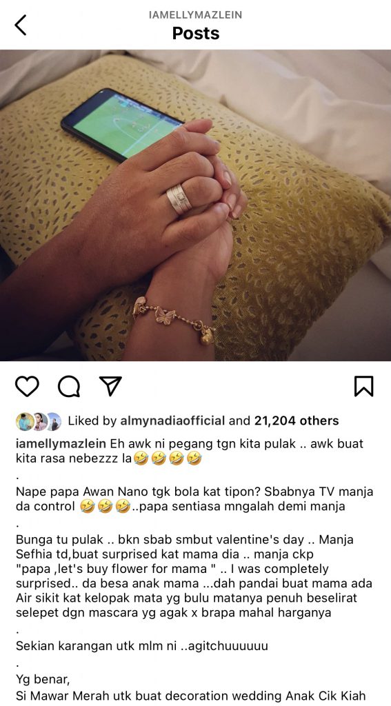 “Papa Sentiasa Mengalah…,” – Elly Mazlein Dedah Sikap Penyayang Cikgu, Sebak Bila Anak Turut Hadiahkan Bunga!