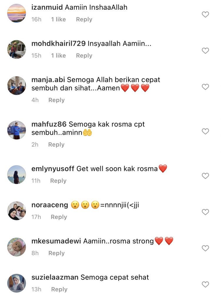 “Abang Doakan Sayang Cepat Sembuh,” – Dimasukkan Ke Hospital, Khai Titip Doa Kepada Rosma Agar Kuat & Kembali Sihat