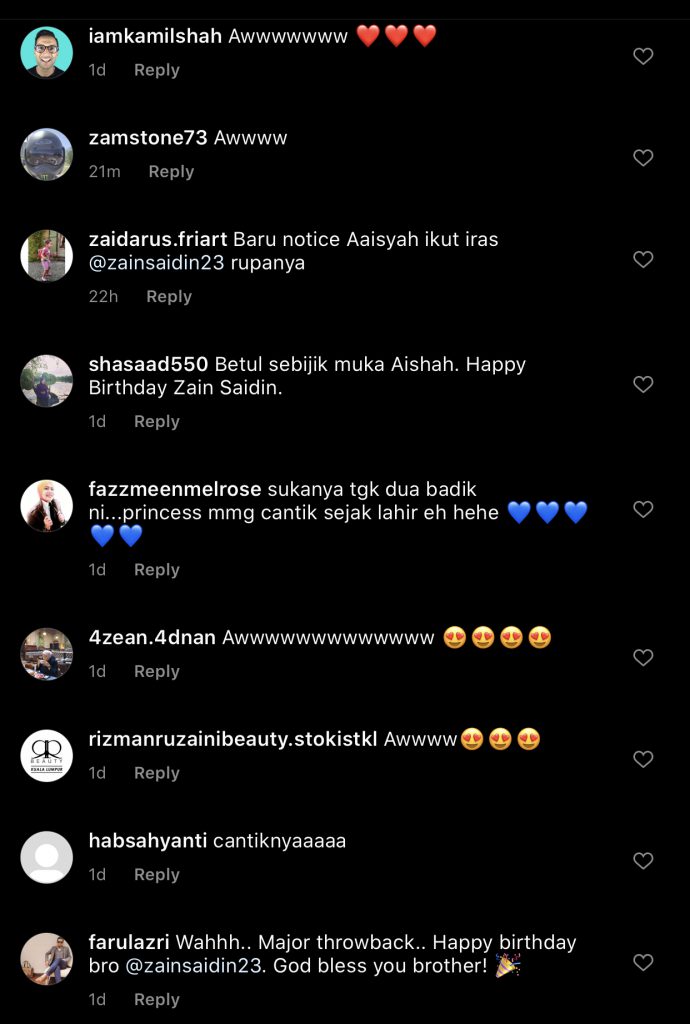 “Eh Macam Aaisyah Sangat, Comel Dua Beradik Ni,” – Sasha Saidin Beri Ucapan Birthday Buat Zain, Peminat Puji Foto Mereka