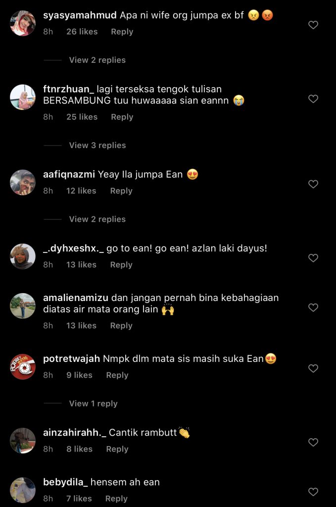 “Apa Ni Isteri Orang Jumpa Bekas Boyfriend?” – Babak Ruhila Jumpa Ean, Instagram Elvina Mohamad Dihujani Teka-Teki Peminat Drama