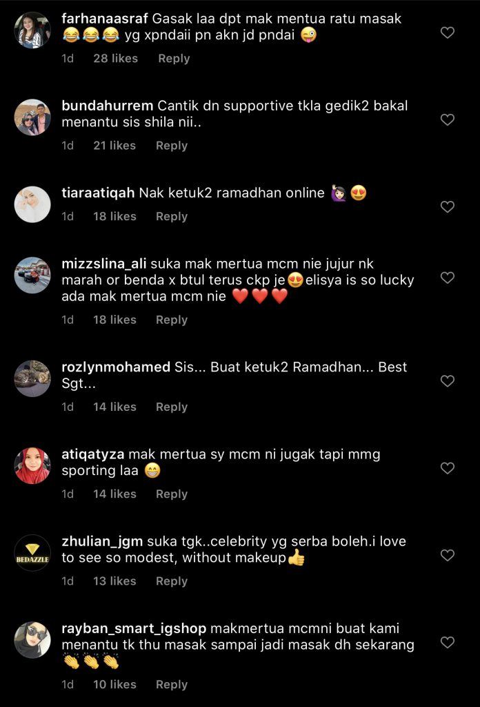 “Bakal Mak Mentua Macam Kawan,” &#8211; Ramai Cakap Elisya Sandha Untung, Sheila Rusly ‘Sporting’ Ajar Masuk Dapur