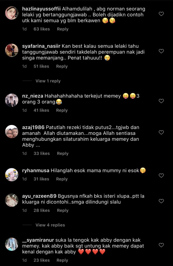 Tak Lupa Nafkah Abby Abadi, Keperibadian Norman Hakim Dipuji &#8211; “Bagusnya Lelaki Macam Ni, Hargai Ibu Kepada Anak-Anak Dia.”