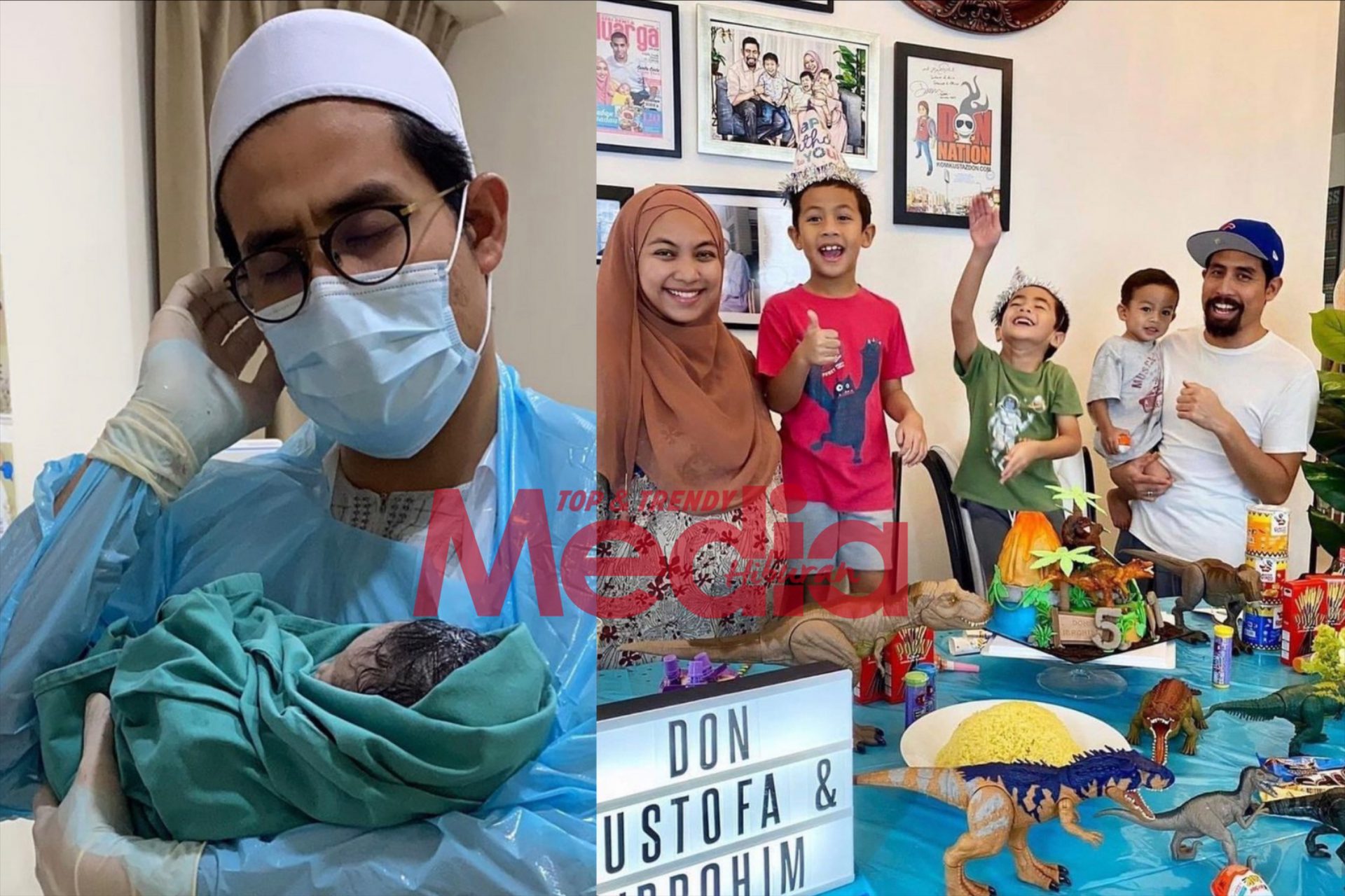 “Saya & Isteri Tahu Tahap Kami, Ibadah Dengan Main Sama Banyak,” – Ustaz Don Daniyal Umum Isteri Selamat Bersalin, Tahniah!