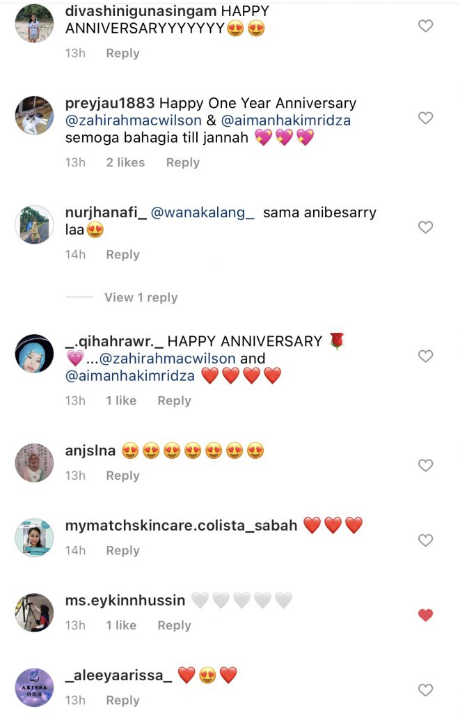 “Cintakan Kamu Lebih Dari Apa Yang Kamu Tahu,” &#8211; Setahun Jadi Isteri &#038; Throwback Foto Kahwin, Zahirah MacWilson Coret Ucapan Buat Suami, Sweetnya!