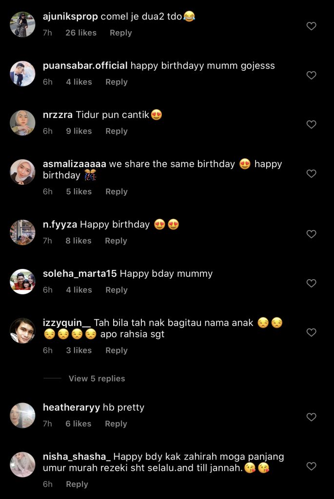 “Terima Kasih Kerana Menjadi Ibu Terbaik Untuk Anak Kita,” – Zahirah Genap 26 Tahun, Aiman Hakim Coret Ucapan, So Sweet!