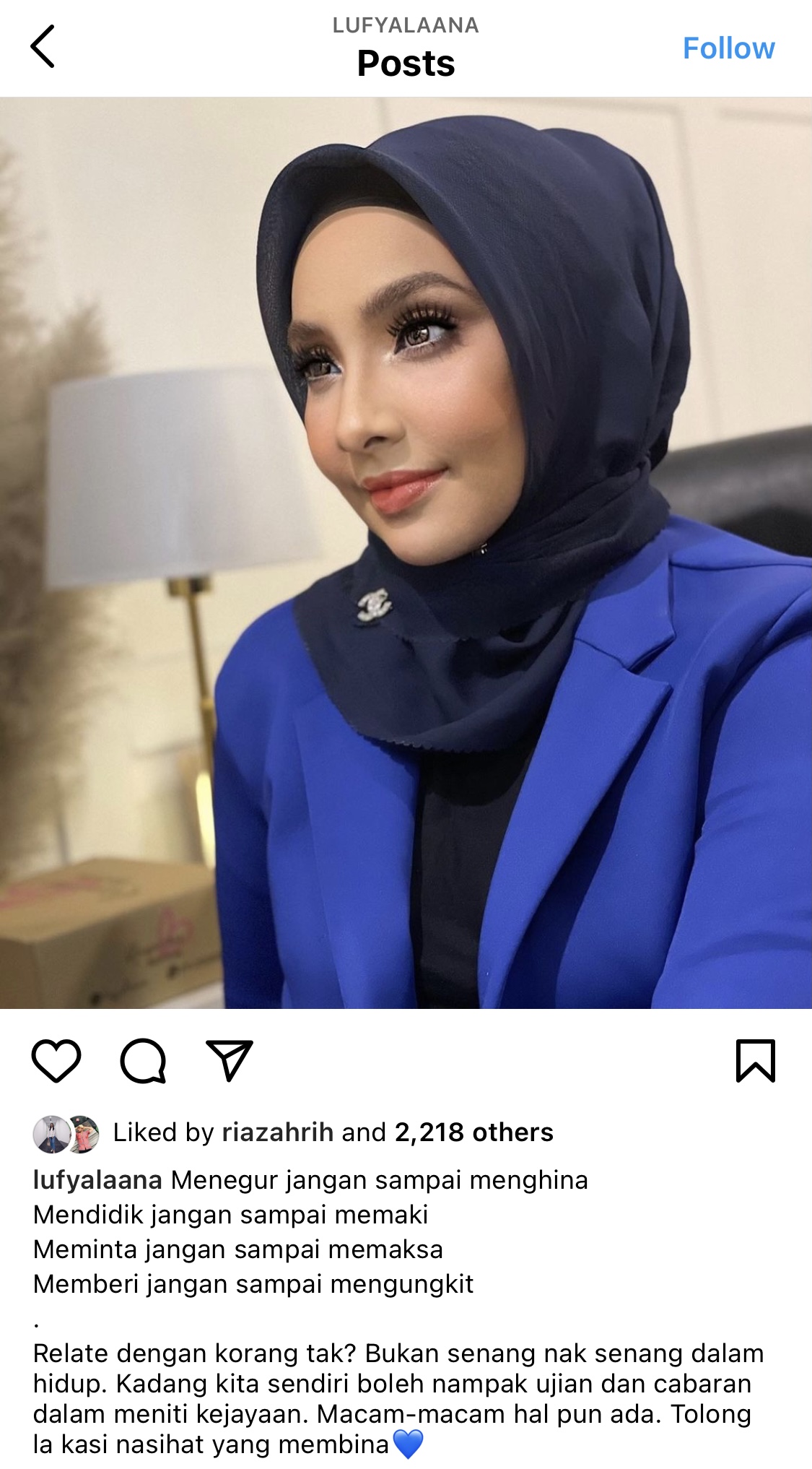 Menegur Jangan Sampai Menghina “Menegur Jangan Sampai Menghina,”- Lufya Omar - Media Hiburan