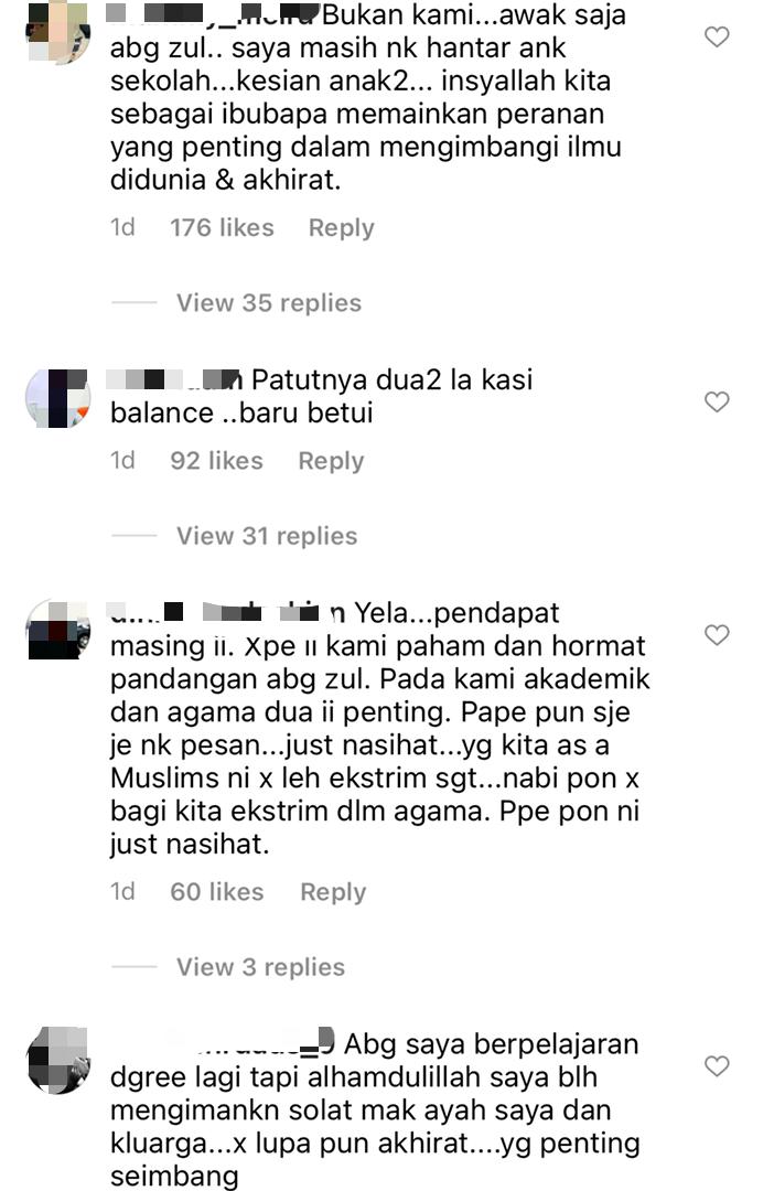 “Bukan Kerana Tak Ambil Berat Masa Depan Mereka Tapi&#8230;,”- Sifatkan Ilmu Akhirat Lebih Penting, Zul Yahya Berhentikan Sekolah Anak