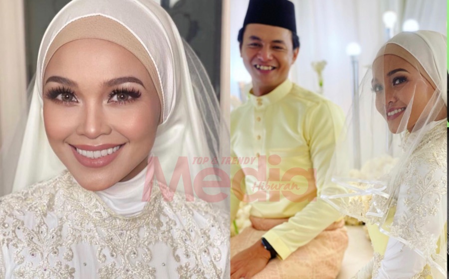 Cantiknya! Aishah AF7 Selamat Bergelar Isteri