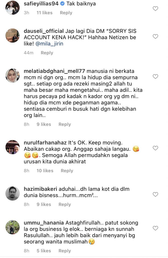 Individu Tempelak Mila Jirin Konon Menyanyi Tak Laku, Terus Jual Nasi Arab, Ini Bidas Tuan Badan – “Maaf Saya Sedikit Tersentuh Dengan Komen Awak.
