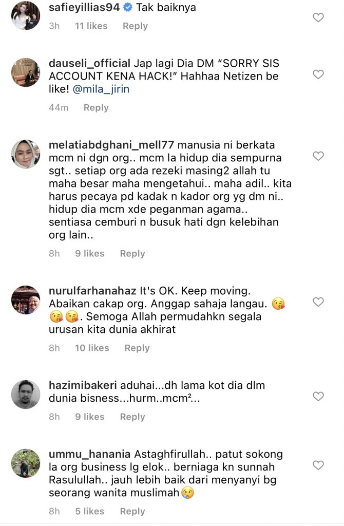 Individu Tempelak Mila Jirin Konon Menyanyi Tak Laku, Terus Jual Nasi Arab, Ini Bidas Tuan Badan &#8211; “Maaf Saya Sedikit Tersentuh Dengan Komen Awak.