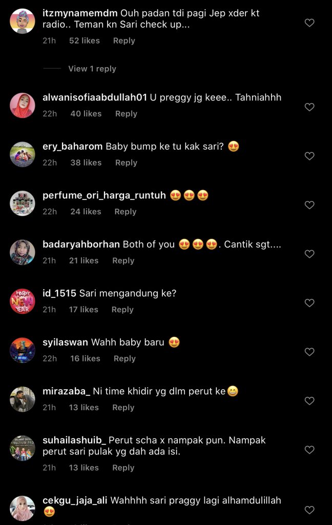 “Comelnya Perut Tu…,” – Macam Nampak Ada ‘Baby Bump’, Peminat Mulai Teka Sari Yanti Hamil Anak Kelima