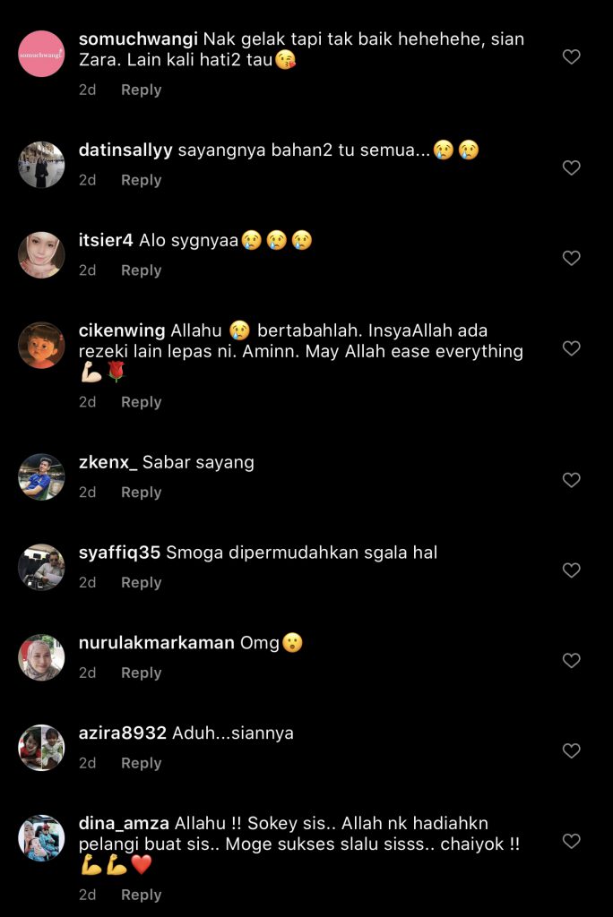 “Allah Akan Hadiahkan Pelangi, Sabar Sis,” – Ralat Terpaksa Buang 32 Biji Kek, Peminat Tumpang Simpati